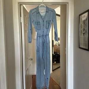 Anthropologie soft denim jumpsuit - XSP